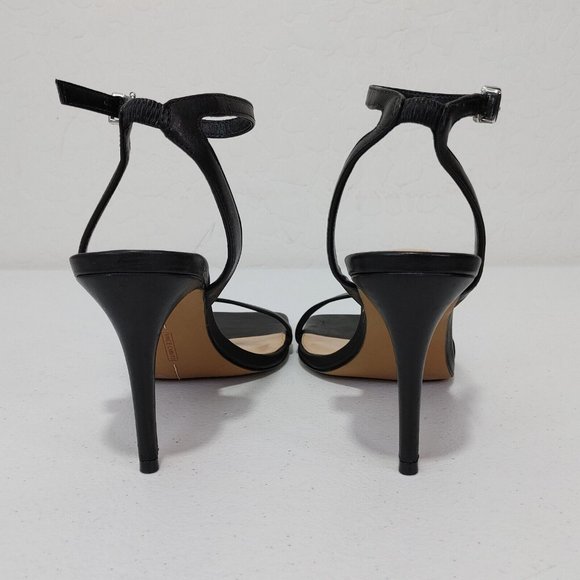 Vince Camuto Women's Saprenda 2 Heeled Sandal Black FITS LIKE 9 READ - Picture 7 of 12